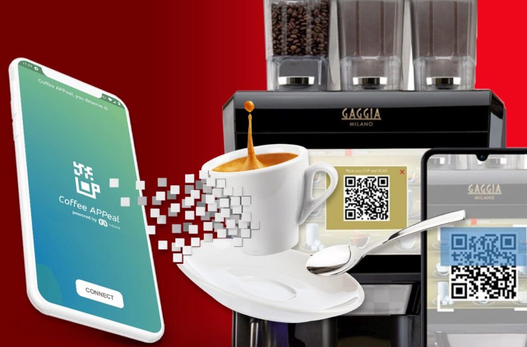 coffee app la sicurezza touchless per macchine da caffè automatiche