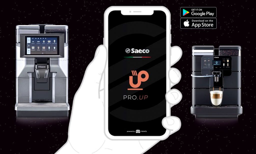 saeco pro up l'app per gestori e clienti