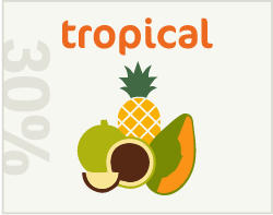 concentrati di frutta gusto tropical