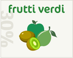 concentrati di frutta gusto frutti verdi
