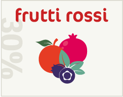 concentrati di frutta gusto frutti rossi